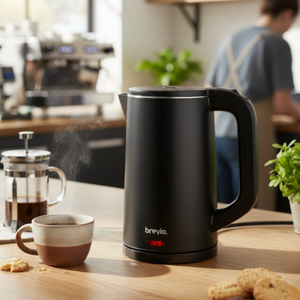 Электрочайник Brevio Steel Kettle BV4200 (черный)