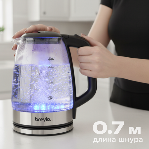 Электрочайник Brevio Glass Kettle BV8008