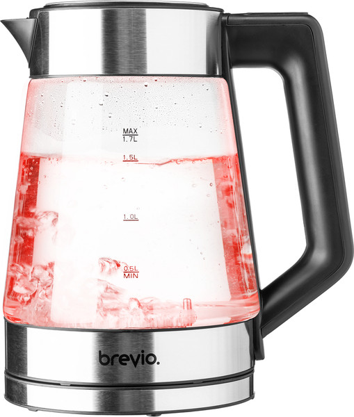 Электрочайник Brevio Glass Kettle BV8060 (черный)