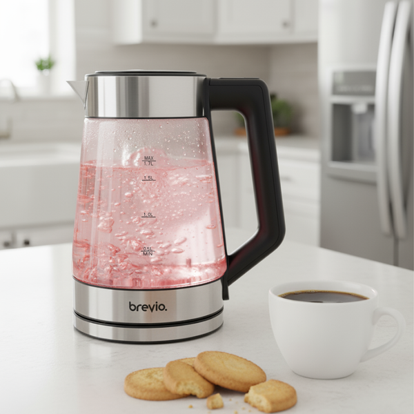 Электрочайник Brevio Glass Kettle BV8060 (черный)