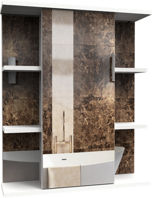 Шкаф для ванной Интермебель H-06.ШН-03.00 - фото