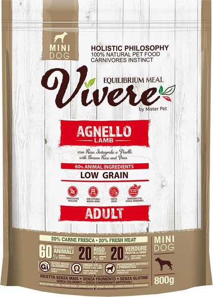 Сухой корм для собак Vivere Mini Adult Lamb - фото
