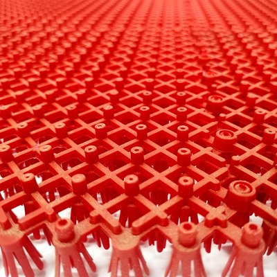 Коврик грязезащитный Пластизделие Из полиэтиленового модуля 40x56