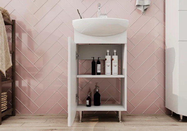 Тумба с умывальником Volna Adel 45.1D Азов 45 (напольная)