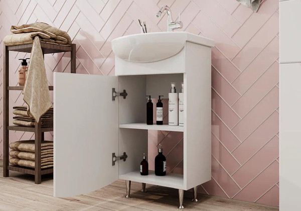 Тумба с умывальником Volna Adel 45.1D Азов 45 (напольная)