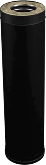 Труба вытяжная Ferrum 1м 135° 430/0.8мм + нерж / эмаль / 600° Ф150x210 / f6129 - фото