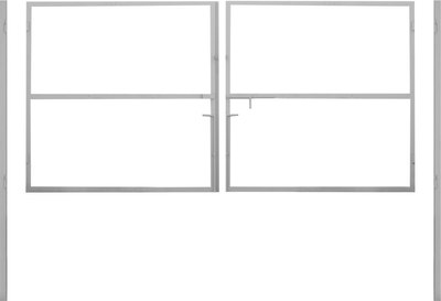 Каркас для ворот Белзабор Внутреннее открытие 4x1.7м - фото