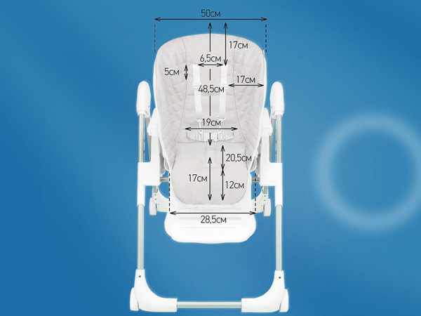 Вкладыш в стульчик для кормления ROXY-KIDS RCL-013WT