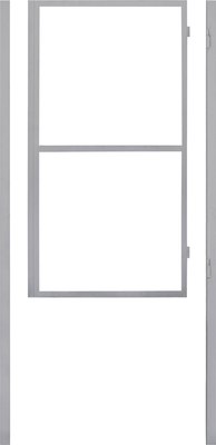 Каркас для калитки Белзабор под навесной замок 0.9x1.8м наружное открытие - фото