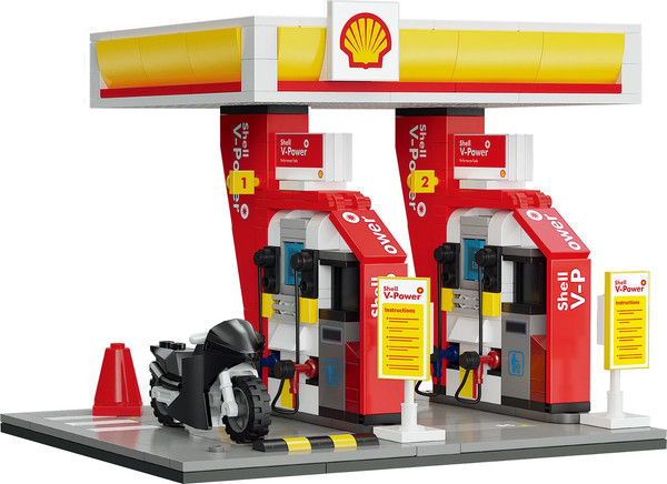 Конструктор CaDa Заправка Shell Retail Station / C66028W