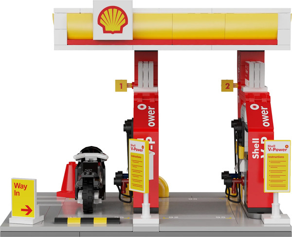 Конструктор CaDa Заправка Shell Retail Station / C66028W