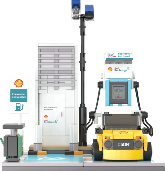 Конструктор CaDa Заправка Shell Retail Station / C66029W