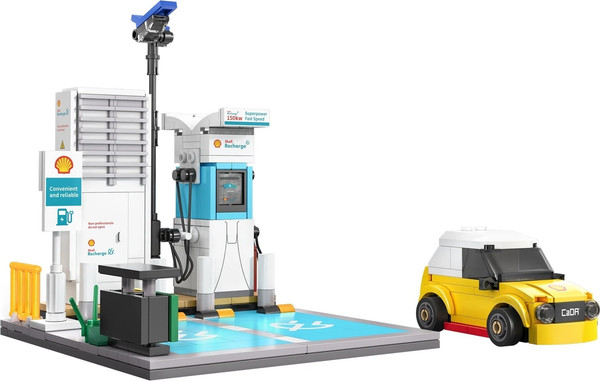 Конструктор CaDa Заправка Shell Retail Station / C66029W