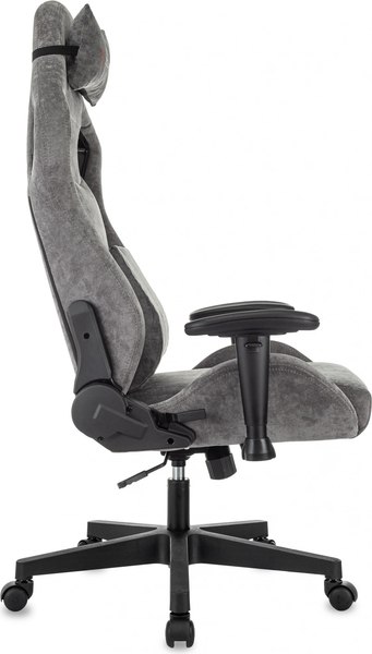 Кресло геймерское Бюрократ Zombie Ghost Fabric (серый Light-19)