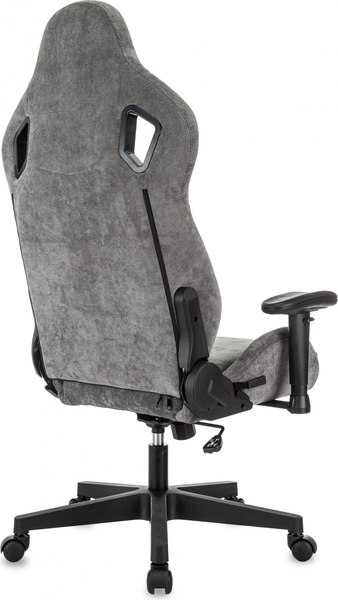 Кресло геймерское Бюрократ Zombie Ghost Fabric (серый Light-19)