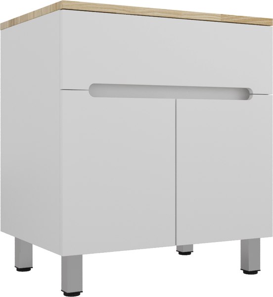 Тумба под умывальник Style Line Бали 70см 1 ящик Plus (напольная) - фото