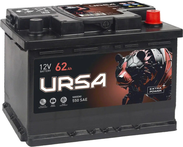 Автомобильный аккумулятор Ursa Extra Power R+ / UE620E - фото