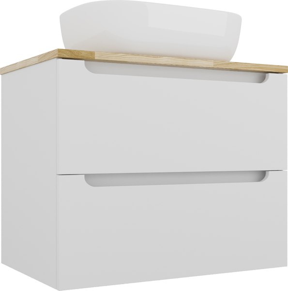 Тумба под умывальник Style Line Бали 90см 2 ящика Plus (подвесная) - фото