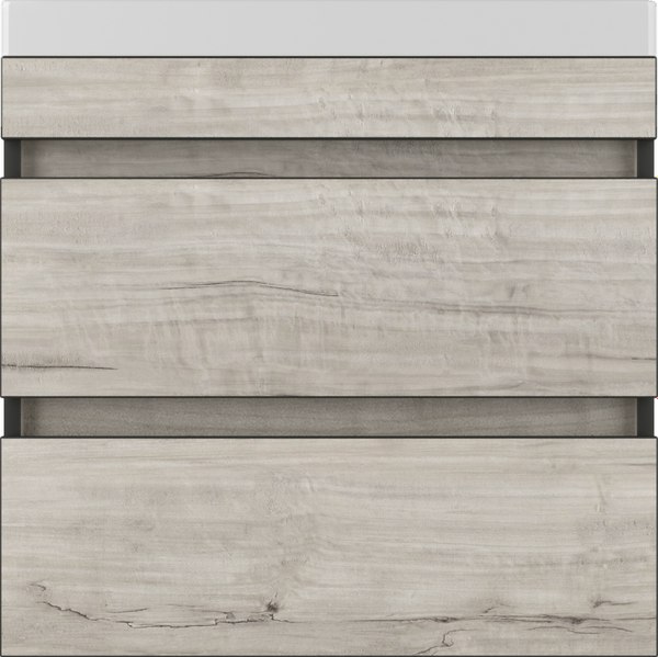 Тумба под умывальник Style Line Берлин 50см 2 ящика Plus (подвесная) - фото