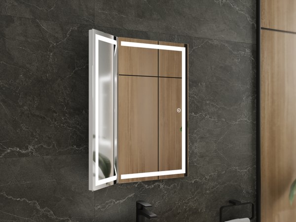 Зеркало Style Line Лайт поворотное с LED-подсветкой 60x70