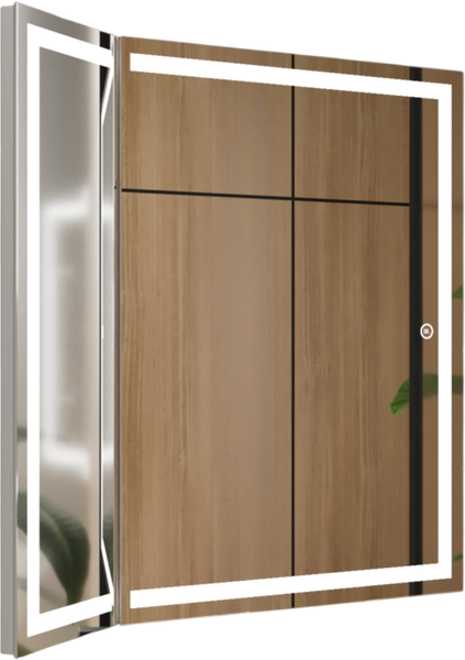 Зеркало Style Line Лайт поворотное с LED-подсветкой 75x70 - фото