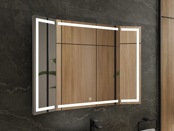 Зеркало Style Line Лайт поворотное с LED-подсветкой 100x70