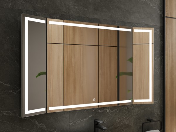 Зеркало Style Line Лайт поворотное с LED-подсветкой 120x70