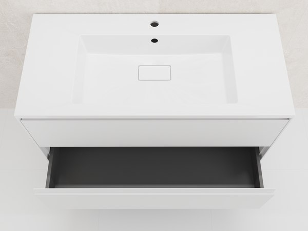 Тумба под умывальник Style Line Лима 65см 2 ящика Plus (подвесная)