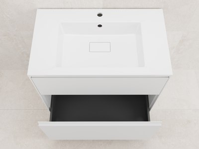 Тумба под умывальник Style Line Лима 70см 2 ящика Plus (напольная)