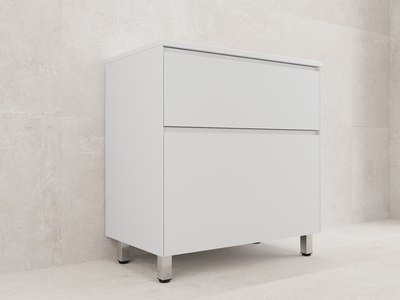 Тумба под умывальник Style Line Лима 90см 2 ящика Plus (напольная)