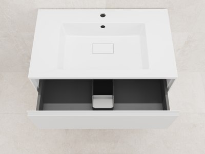 Тумба под умывальник Style Line Лима 100см 2 ящика Plus (напольная)