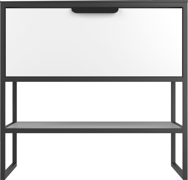 Тумба под умывальник Style Line Лофт 3.1 со столешницей ЛДСП 90см Plus (напольная) - фото