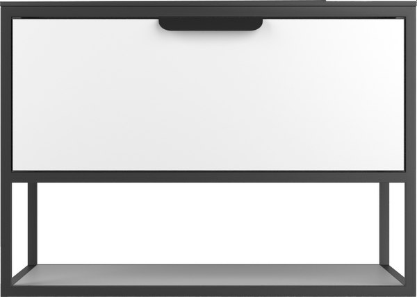 Тумба под умывальник Style Line Лофт 3.1 со столешницей ЛДСП 80см Plus (подвесная) - фото