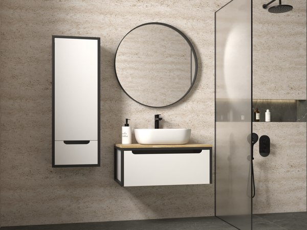 Тумба под умывальник Style Line Сохо 60см Ясень/Софт Plus