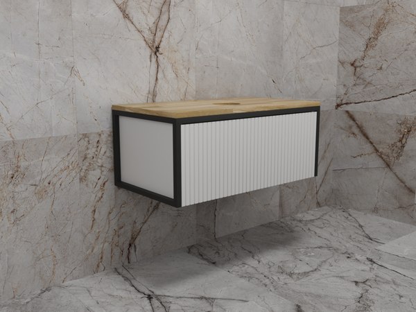 Тумба под умывальник Style Line Сохо 60см Ясень/Софт Push