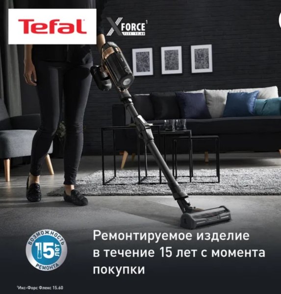 Вертикальный пылесос Tefal TY99G1WO
