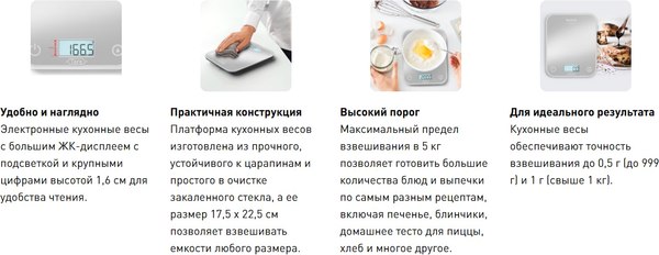 Кухонные весы Tefal BC50U4V0