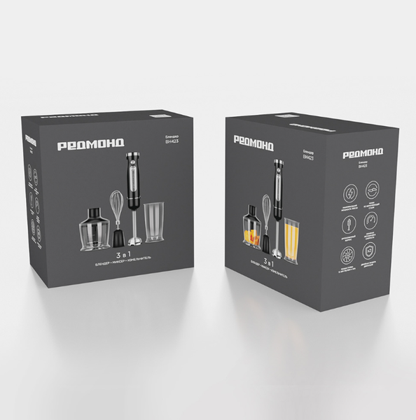 Блендер погружной Redmond BH423 (черный)