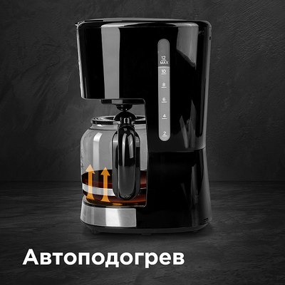 Капельная кофеварка Redmond CM705 (черный)