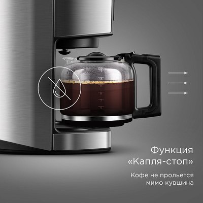 Капельная кофеварка Redmond CM706 (черный)