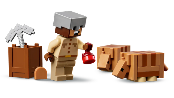 Конструктор Lego Minecraft Экспедиция на рудник Броненосец 21269