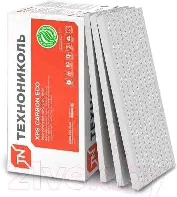 Плита теплоизоляционная Технониколь XPS Carbon Eco FAS/2 1180х580х50-L