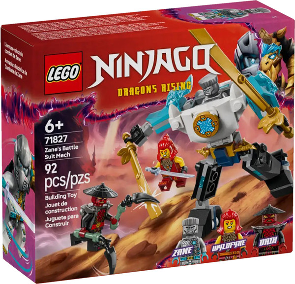 Конструктор Lego Ninjago Боевой робот Зейна в броне 71827 - фото