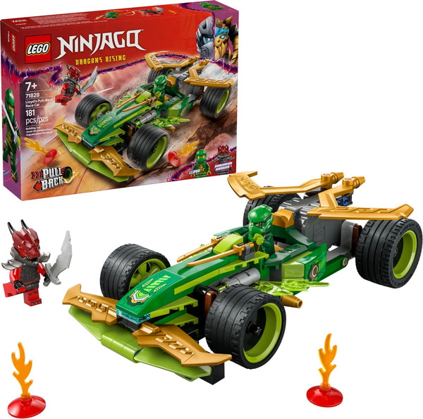 Конструктор инерционный Lego Ninjago Гоночный автомобиль Ллойда 71828