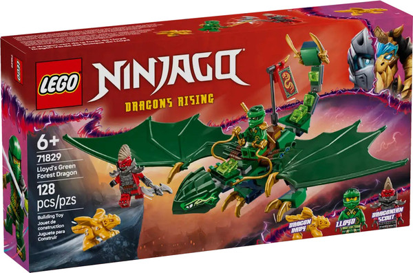 Конструктор Lego Ninjago Зеленый лесной дракон Ллойда 71829 - фото