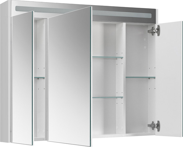 Шкаф с зеркалом для ванной Belux Бристоль ВШ 100