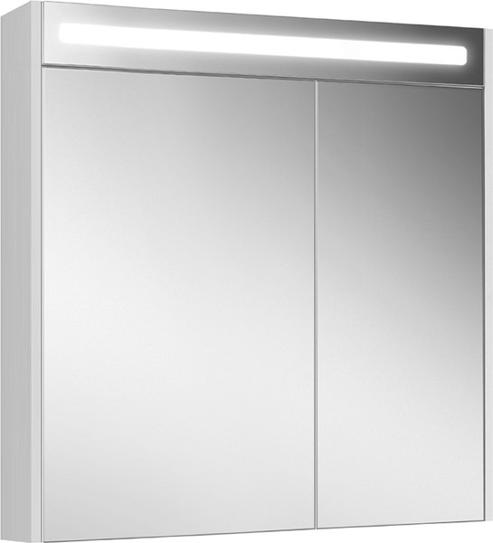 Шкаф с зеркалом для ванной Belux Бристоль ВШ 80 - фото