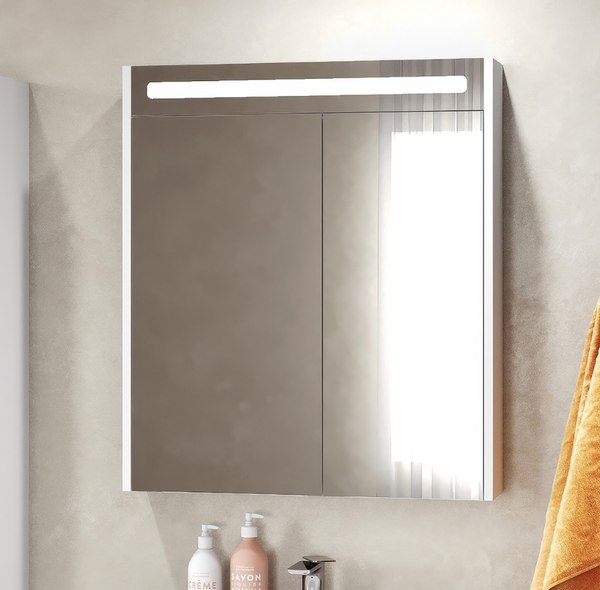 Шкаф с зеркалом для ванной Belux Бристоль ВШ 75 - фото