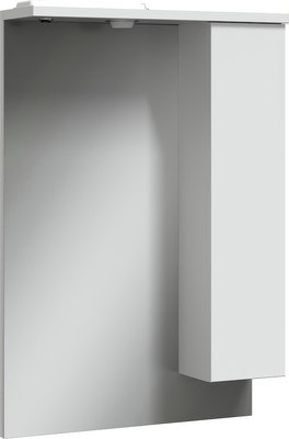 Шкаф с зеркалом для ванной Belux Мадейра В 55 Ш - фото