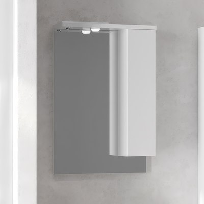 Шкаф с зеркалом для ванной Belux Мадейра В 55 Ш